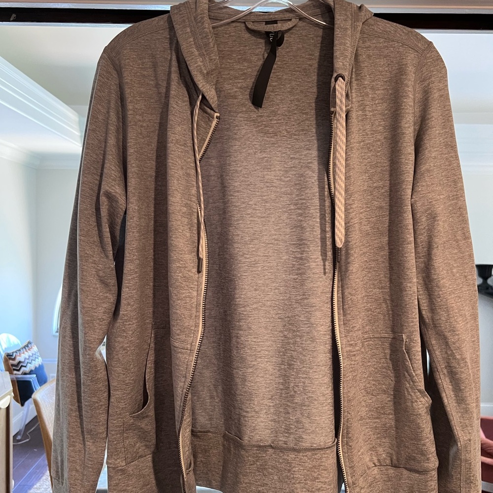 Vuori GRAY Zip Up Jacket with hood